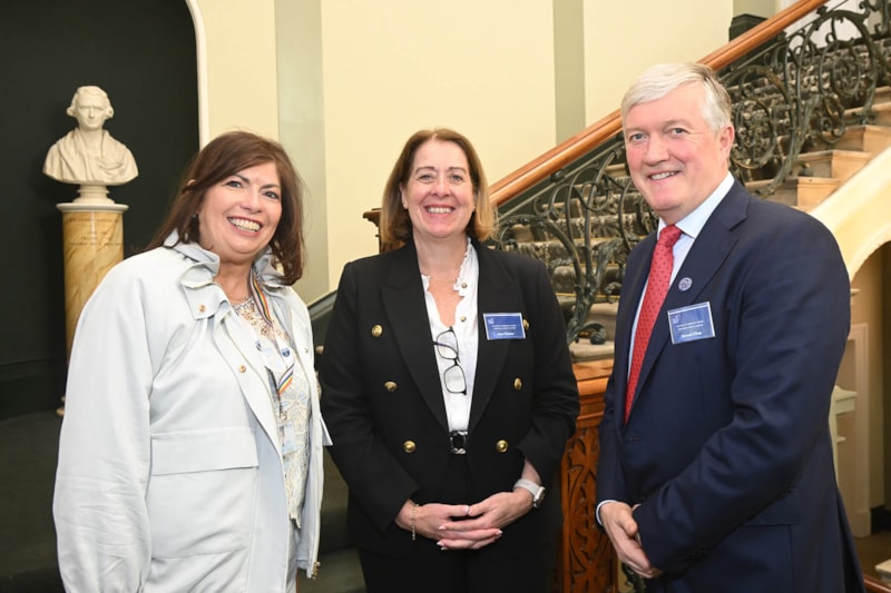 Ms Audrey Houlihan RCPI CEO, Ms Anne O'Connor HSE CEO and Dr Diarmuid O'Shea RCPI President